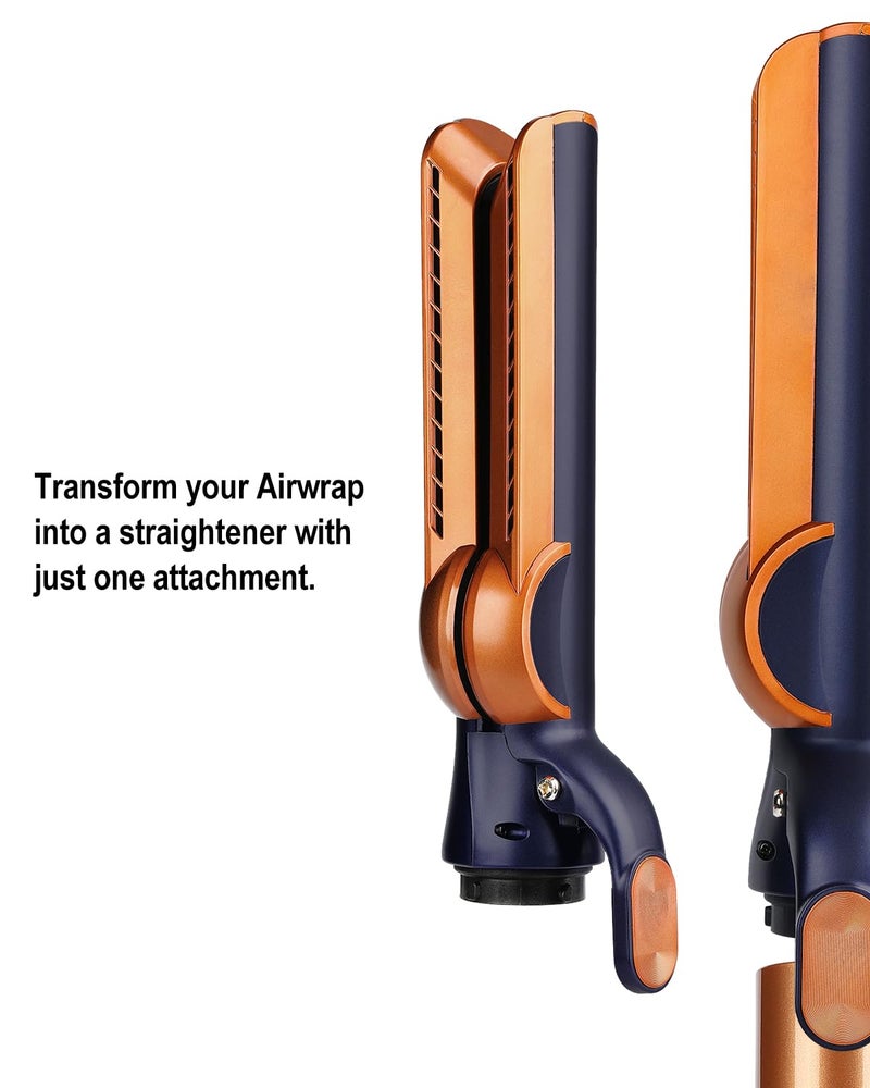 TEXOVYRAX Airflow attachment compatible with Dyson Airwrap Multi-Styler, No heat damage for Natural Straight Styling, fits HS01 HS05 i.d. Prussian Blue - Image 2